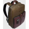 Рюкзак PIQUADRO HARPER CA6311AP/VETM коричневый/зеленый