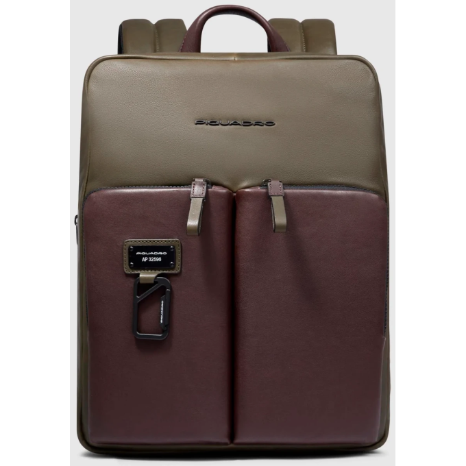 Рюкзак PIQUADRO HARPER CA6311AP/VETM коричневый/зеленый