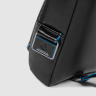 Рюкзак слинг мужской PIQUADRO BLUE SQUARE CA6898B2/N черный кожа