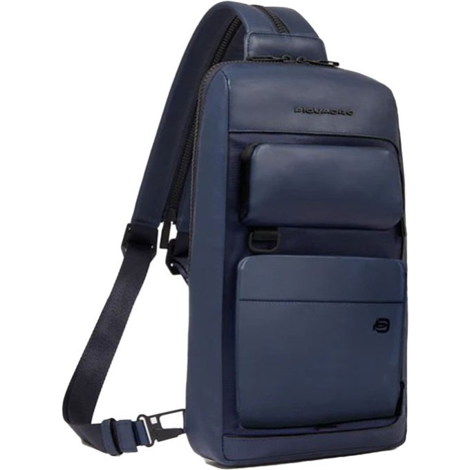 Рюкзак слинг мужской PIQUADRO LIKO CA6441W131/BLU темно-синий