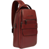 Рюкзак слинг мужской PIQUADRO SOLM CA7028S141/CU табачный кожа