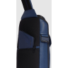 Рюкзак слинг мужской PIQUADRO THAN CA6616S135/BLU синий кожа