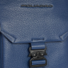 Рюкзак слинг мужской PIQUADRO THAN CA6616S135/BLU синий кожа