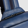 Рюкзак слинг мужской PIQUADRO THAN CA6616S135/BLU синий кожа