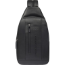 Рюкзак слинг мужской PIQUADRO URBAN CA6540UB00/N черный кожа