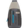 Рюкзак слинг мужской PIQUADRO URBAN CA4536UB00L/NGR черный/серый кожа