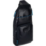 Рюкзак слинг PIQUADRO BLUE SQUARE REVAMP CA5577B2V/BLU синий
