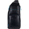 Рюкзак слинг PIQUADRO BLUE SQUARE REVAMP CA5577B2V/BLU синий