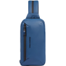 Рюкзак слинг PIQUADRO CORNER 2.0 C20W CA6466C2OW/AV серо-голубой полиуретан