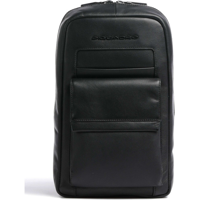 Рюкзак слинг PIQUADRO FINN CA5982S123/N черный кожа