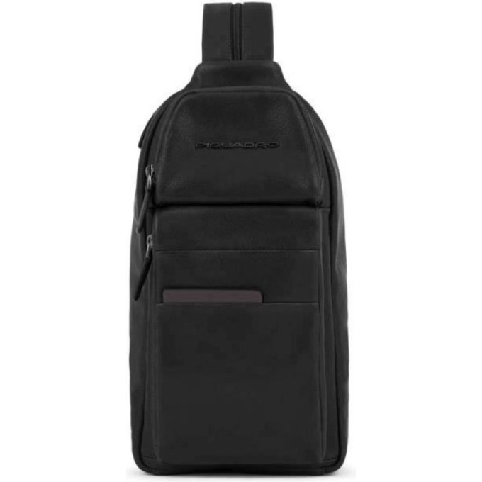 Рюкзак слинг PIQUADRO PAAVO CA6027S122/N черный кожа