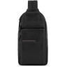 Рюкзак слинг PIQUADRO PAAVO CA6027S122/N черный кожа