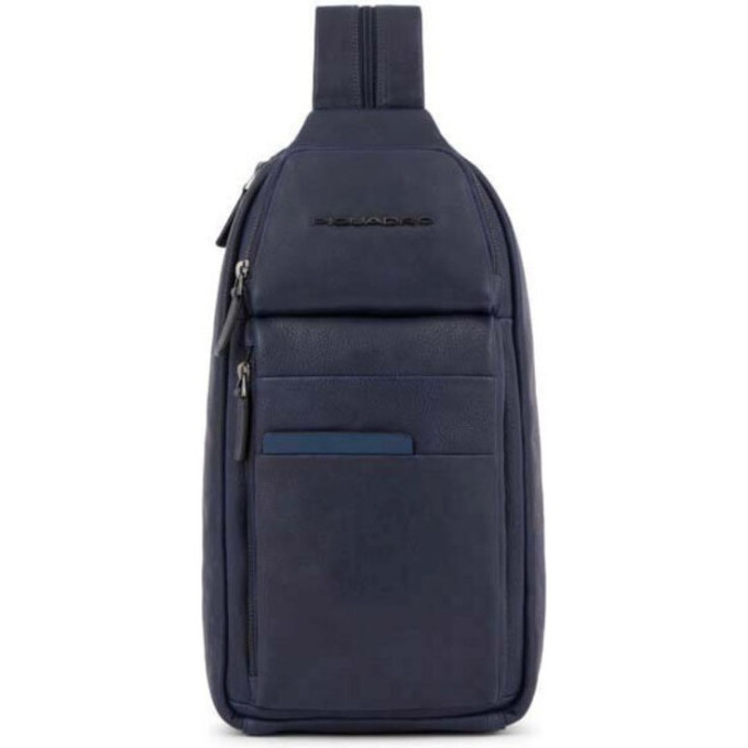 Рюкзак слинг PIQUADRO PAAVO CA6027S122/BLU синий кожа