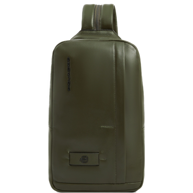 Рюкзак слинг PIQUADRO RUSSEL CA6764W137/VE2 хаки кожа