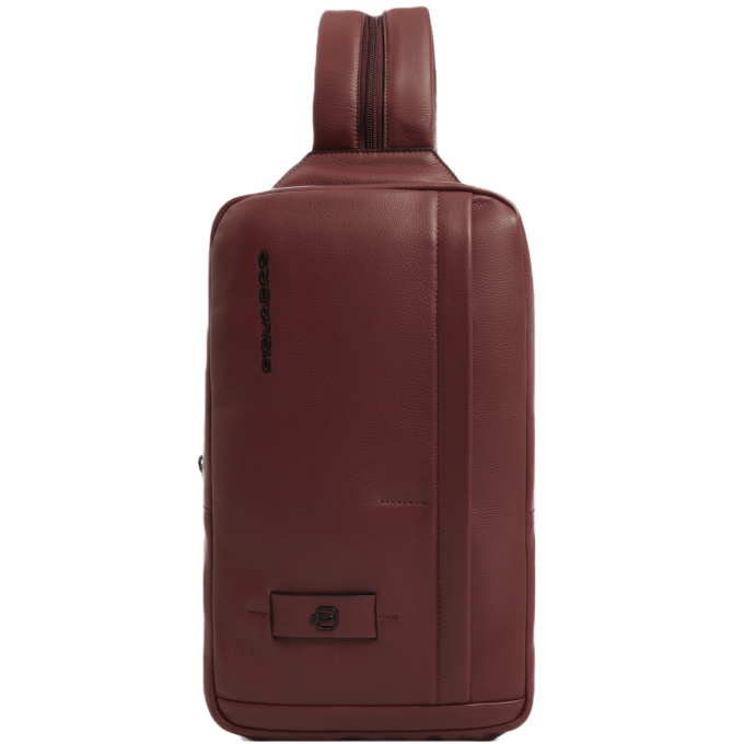 Рюкзак слинг PIQUADRO RUSSEL CA6764W137/CU красное дерево кожа