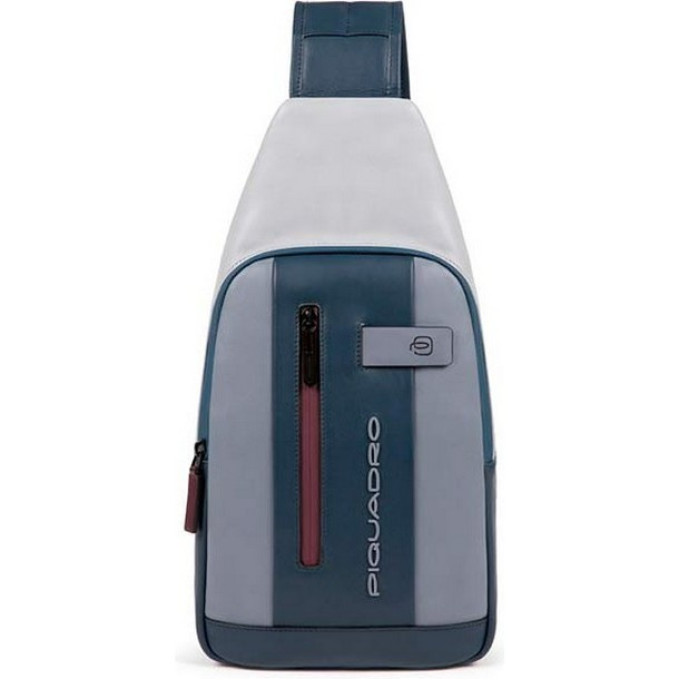 Рюкзак слинг PIQUADRO URBAN CA4536UB00/GRBO серый/бордовый