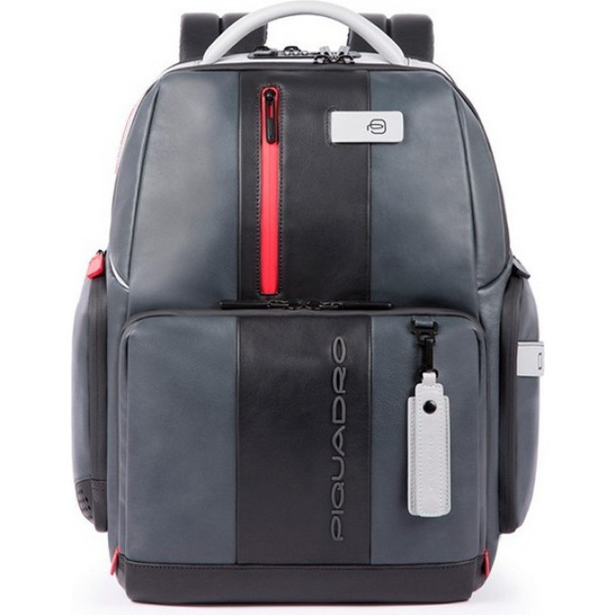 Рюкзак унисекс PIQUADRO URBAN CA4550UB00BM/GRN (серый/черный)