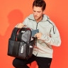 Рюкзак унисекс PIQUADRO URBAN CA4550UB00BM/GRN (серый/черный)