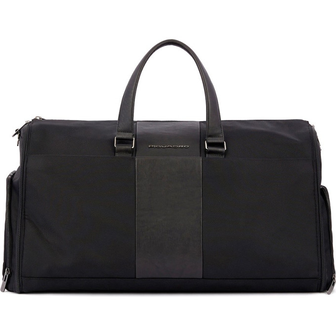 Сумка дорожная PIQUADRO BRIEF2 PA6147BR2/N черный ткань/натур.кожа