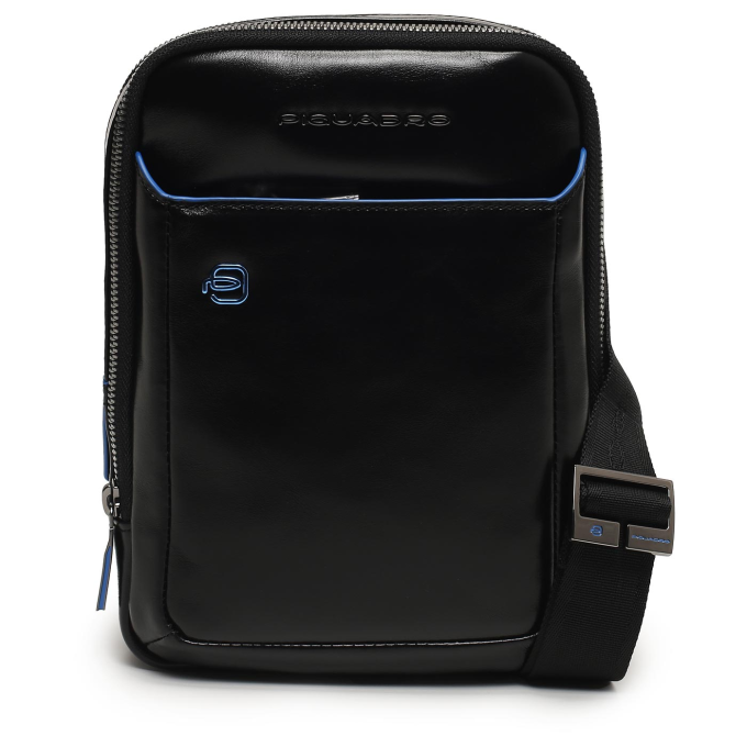 Сумка кросс-боди мужская PIQUADRO BLUE SQUARE CA6811B2/N черная кожа