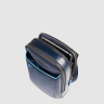 Сумка кросс-боди мужская PIQUADRO BLUE SQUARE CA6811B2/BLU2 синяя кожа