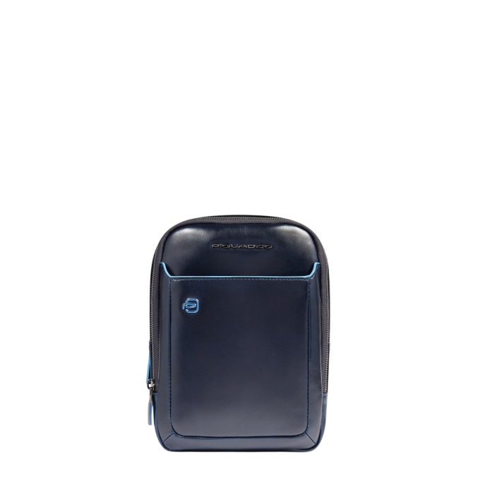 Сумка кросс-боди мужская PIQUADRO BLUE SQUARE CA6811B2/BLU2 синяя кожа