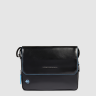 Сумка-мессенджер PIQUADRO BLUE SQUARE CA6812B2/N черная кожа