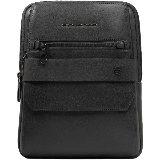 Сумка мужская PIQUADRO SOLM CA7031S141/N черная натур.кожа