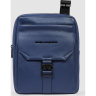 Сумка мужская PIQUADRO THAN CA1816S135/BLU синий натур.кожа