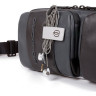 Сумка на пояс мужская PIQUADRO URBAN CA4975UB00/GRN (серый/черный)