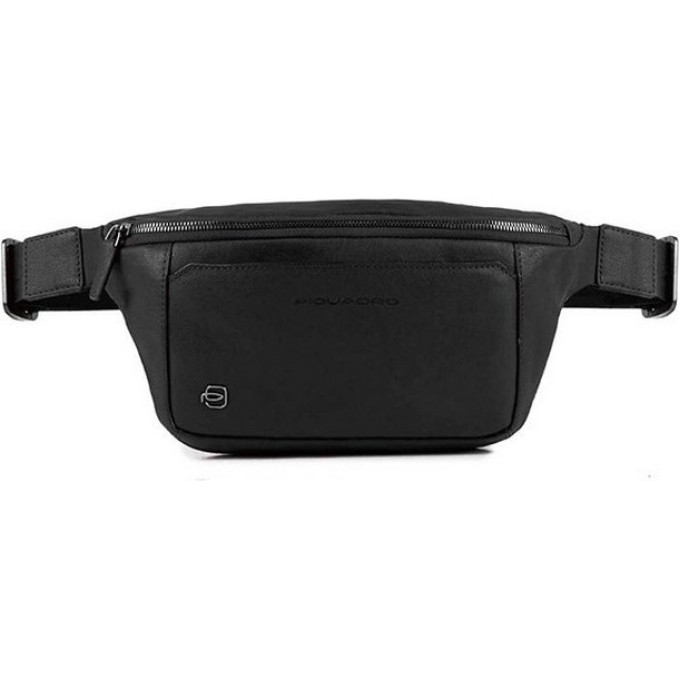 Сумка на пояс PIQUADRO BLACK SQUARE CA2174B3/N черный натуральная кожа