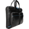 Сумка PIQUADRO BLUE SQUARE REVAMP CA6105B2V/N черный натуральная кожа