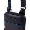 Сумка PIQUADRO BLUE SQUARE REVAMP CA5944B2V/BLU синий натуральная кожа