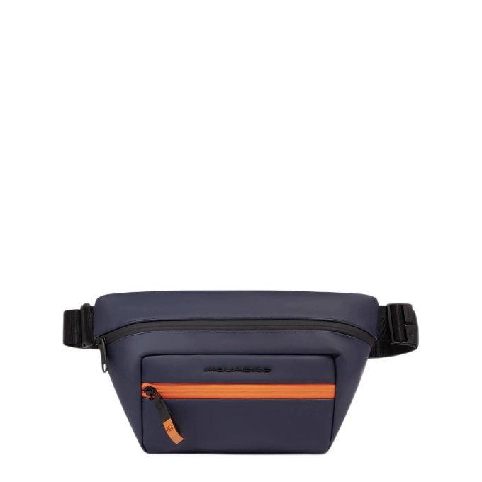 Сумка поясная PIQUADRO C2OW CA6940C2OW/BLU синяя полиуретан